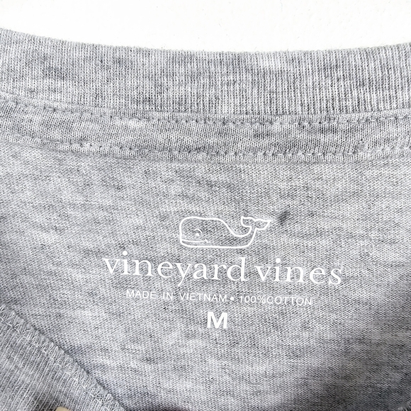 Vineyard Vines Lax Victory Lap Heather Grey Long Sleeve Shirt NWT - Picture 4 of 10